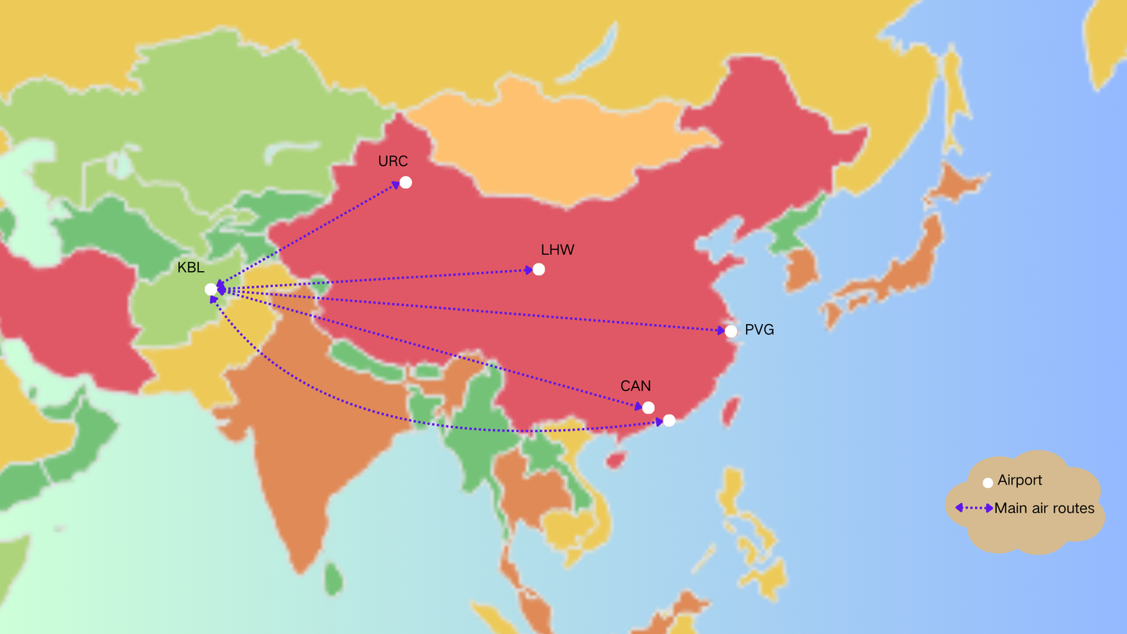 air freight from China Afghanistan
